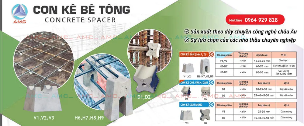 Con kê bê tông AMC